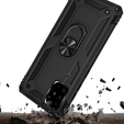 Бронированный Чехол до Samsung Galaxy A51, Nox Case Ring, чёрный