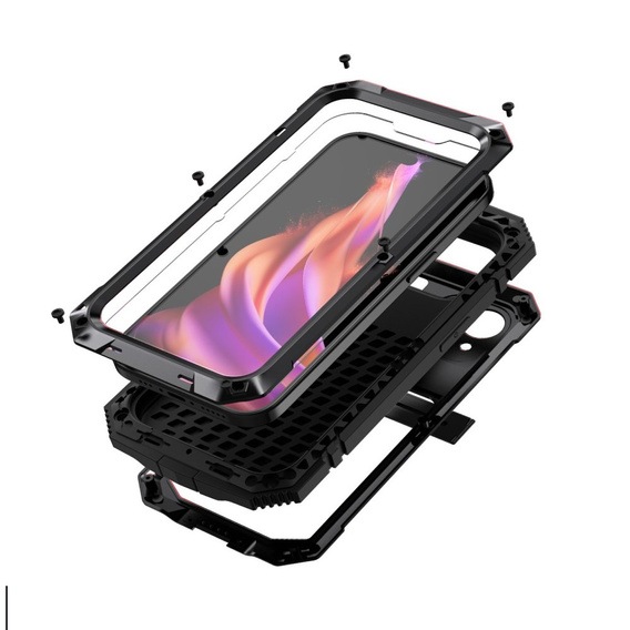 Чохол для iPhone 15, R-JUST, броньований, чорний