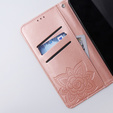 Чохол-книжка для Xiaomi 13T / 13T Pro, Butterfly, рожевий rose gold
