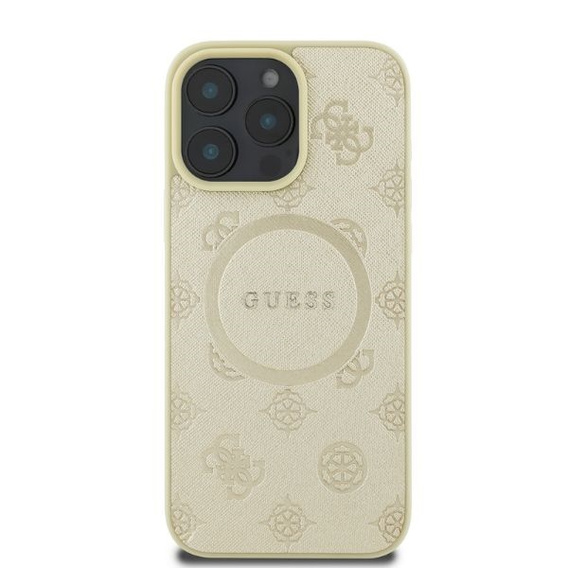 Чохол GUESS Saffiano Peony Classic Logo MagSafe для iPhone 16 Pro