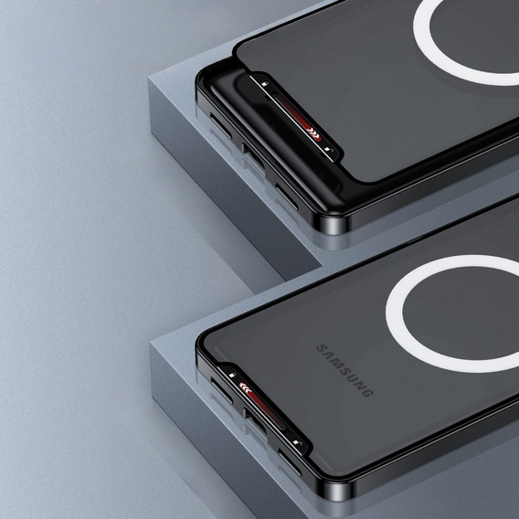 Захисний чохол для камери Samsung Galaxy S23 Plus, CamShield MagSafe, прозорий / чорний