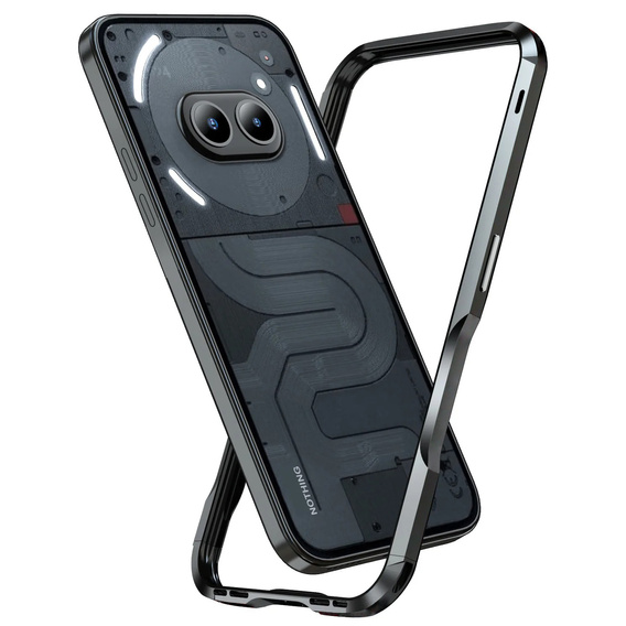 Чохол LUPHIE для Nothing Phone 2a / 2a Plus, Armor Bumper, чорний