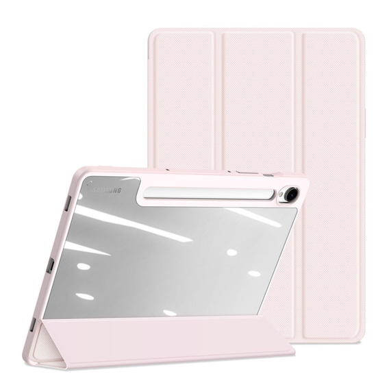 Чехол для Samsung Galaxy Tab S10 Lite / S10 FE / S9 FE, Dux Ducis TOBY, розовый