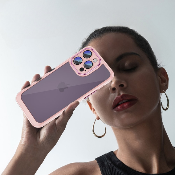 Чохол для iPhone 15 Pro Max, ERBORD Impact Guard, рожевий
