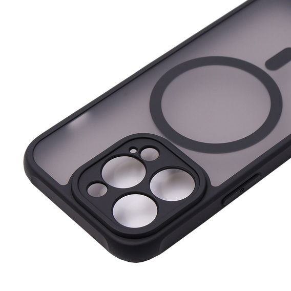 Чохол MagSafe для iPhone 12 / 12 Pro, Hybrid Matte Lens Pro, чорний