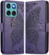 Чохол-книжка для Motorola Edge 60 / 60 Fusion, Butterfly, фіолетовий