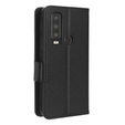 Откидной чехол для Cat S75 5G, Wallet Litchi Magnet, чёрный