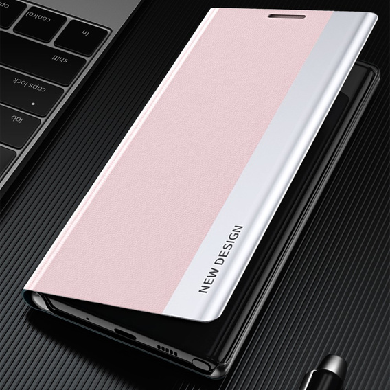 Откидной чехол для Xiaomi Redmi 12C, Side Magnetic, розовый
