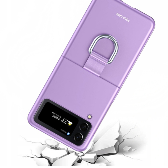 Чехол Ring Holder Case до Samsung Galaxy Z Flip4 5G, Purple