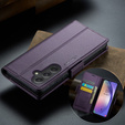 CASE фліп-чохол для Samsung Galaxy A54 5G, Litchi Wallet, фіолетовий