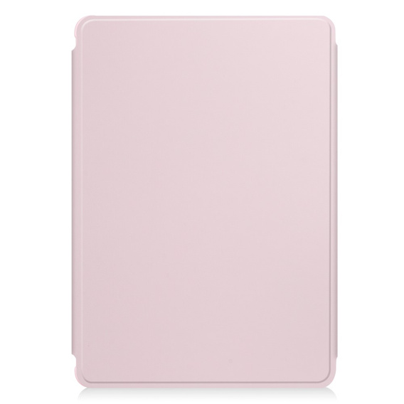 Чохол клавіатура для Samsung Galaxy Tab A9+, Rotary 360° Leather, рожевий rose gold