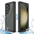 Водонепроницаемый чехол IP68 для Samsung Galaxy S24 Ultra, Redpepper, чёрный