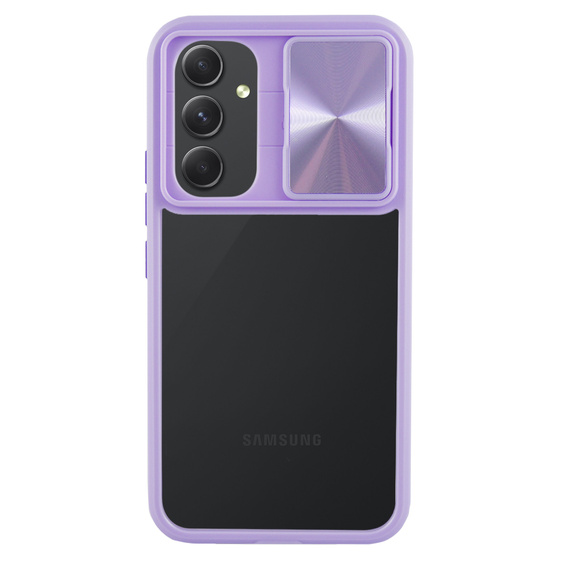 Чoхол до Samsung Galaxy A54 5G, Slide Camera, фіолетовий