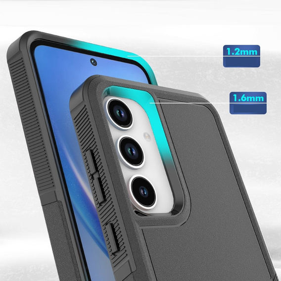 Броньований чохол для Samsung Galaxy A35 5G, Dual Shockproof, чорний