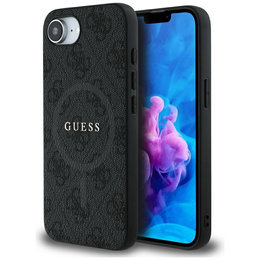 Чехол GUESS до iPhone 16E, 4G Ring Classic Logo, чёрный