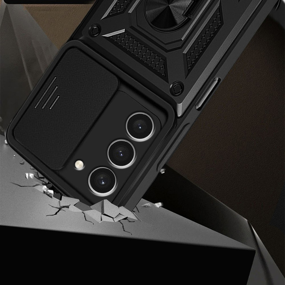 Чохол NOX Camera Slide Samsung Galaxy S23 Plus, CamShield Slide, чорний