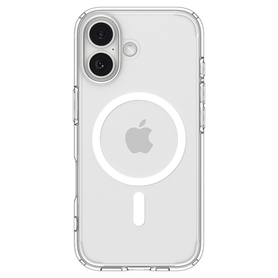 Spigen Ultra Hybrid MagSafe Case для iPhone 17, прозрачный/белый