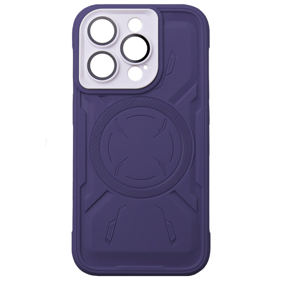Чохол для iPhone 15 Pro, ERBORD Armor Mag, фіолетовий