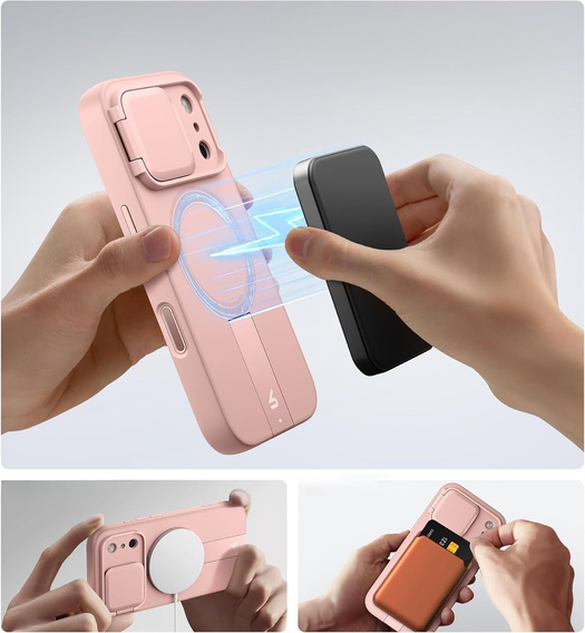 Чехол для iPhone 12 / 12 Pro, Suritch Shockproof, для MagSafe, чёрный