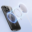 Чохол для iPhone 16 Pro Max, Electro MagSafe, чорний + Скло на екран