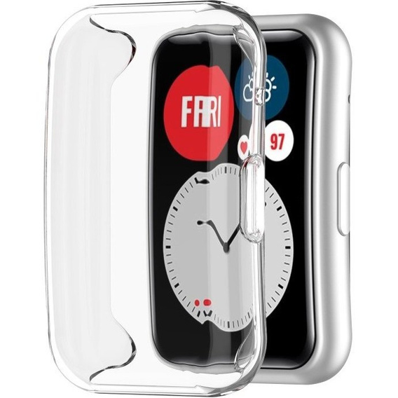 Чехол с крышкой из TPU для Huawei Watch Fit, Clear