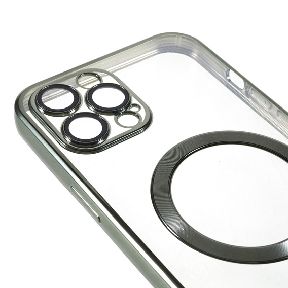 Чехол до iPhone 12 Pro, MagSafe Hybrid, зелёный