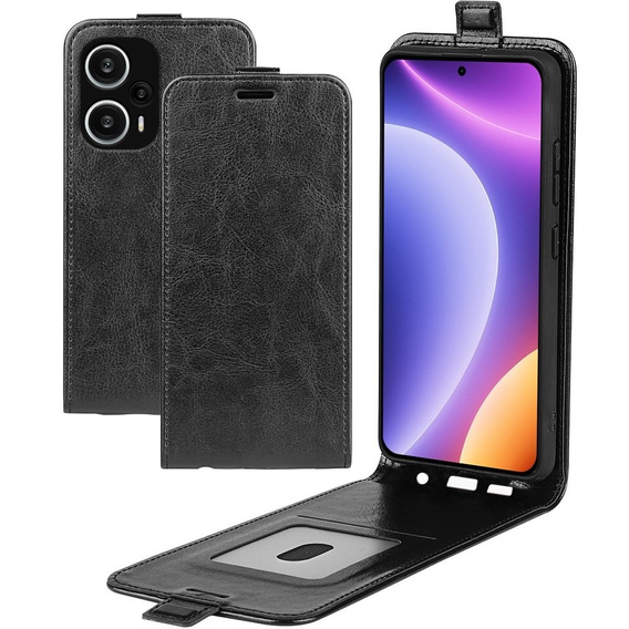 Футляр з клапаном для Poco F5 5G, Flip, чорний