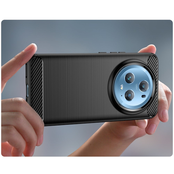 Чoхол до Honor Magic 5 Pro, Carbon, чорний