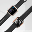 2в1 чехол и защитное стекло для часов Apple Watch 4/5/6/SE 44mm, Pink 