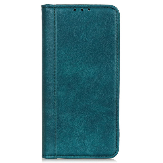 Флип-кейс для Motorola Edge 50 Pro, Split Leather, зелёный