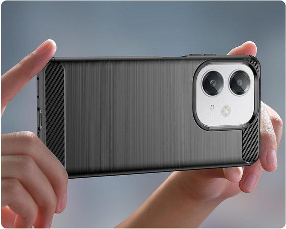 Чoхол до Oppo A40 / Oppo A40m, Carbon, чорний