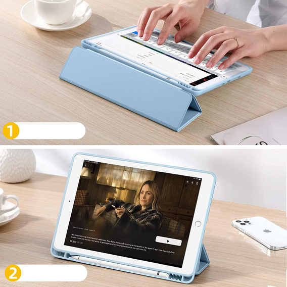 Чехол для IPad 10.2 2019/ 2020/2021, Smartcase SC Pen, Baby Blue