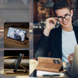Чехол CASEME для Xiaomi 12T / 12T Pro, Leather Wallet Case, коричневый