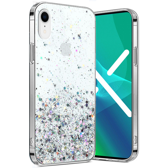 Чoхол до iPhone XR, Glittery, прозорий