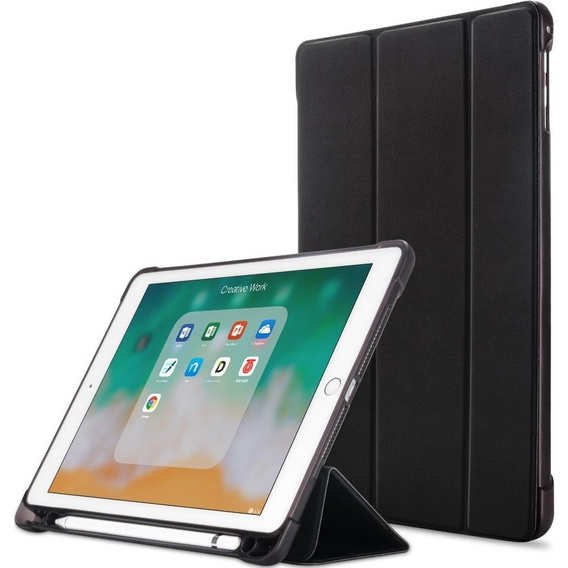 Чохол для iPad 9.7 2018 / 2017/ Air / Air 2, Smartcase з місцем для стилуса, чорний
