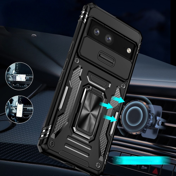 Чохол NOX Camera Slide Google Pixel 7a, CamShield Slide, чорний
