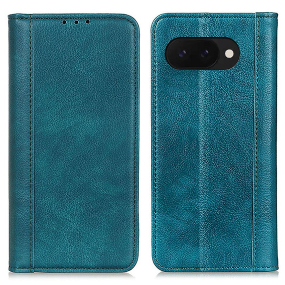 Флип-кейс для Google Pixel 9A, Split Leather, зелёный