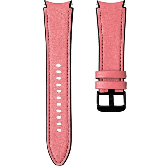 Шкіряний ремінець для годинника Samsung Galaxy Watch 4 / 5 40/42/44/46/45MM PRO, Pink