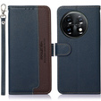 Чохол-книжка для OnePlus 11 5G, KHAZNEH RFID, Dual Color, темно-синій