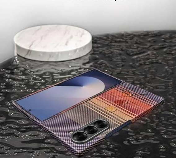 Чохол для Samsung Galaxy Z Fold6 5G - магнітне арамідне волокно, помаранчевий