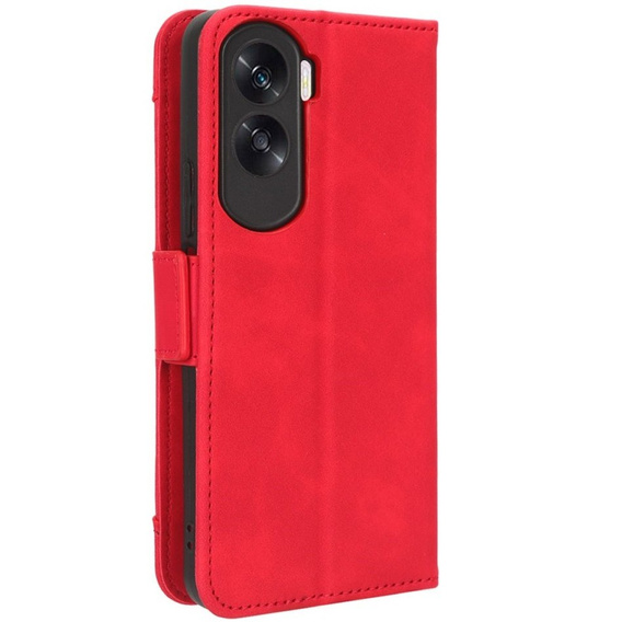 Откидной чехол для Honor 90 Lite 5G, Card Slot, красный
