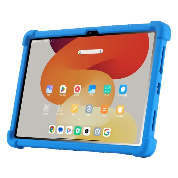 Силиконовый чехол для Xiaomi Redmi Pad SE 11", Impact, бронированный, темно-синий