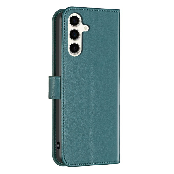 Чохол-книжка для Samsung Galaxy S23 FE, BINFEN Wallet, зелений + скло 9H