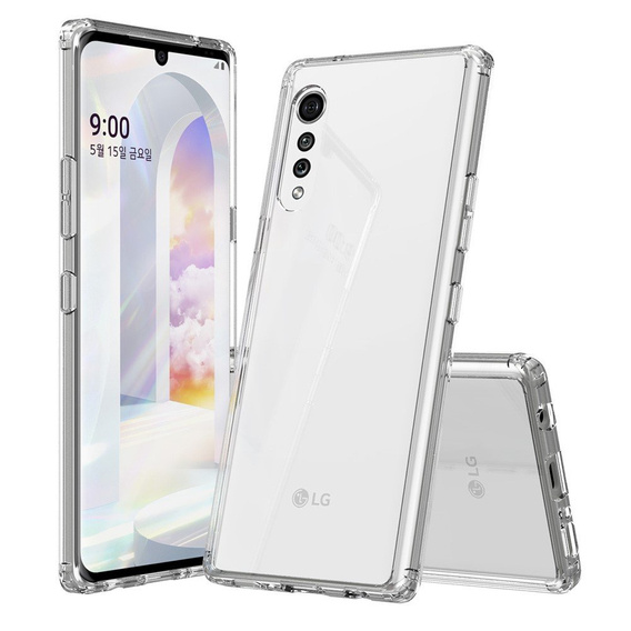 Чoхол до LG Velvet, Fusion Hybrid, прозорий
