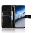 Футляр з клапаном для OnePlus Nord 4, Crazy Horse Wallet, чорний