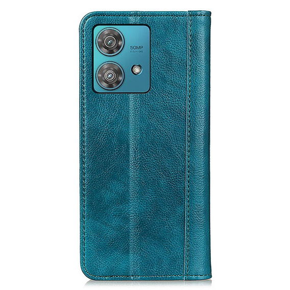 Чoхол до Motorola Moto G84 5G, Wallet Litchi Leather, зелений