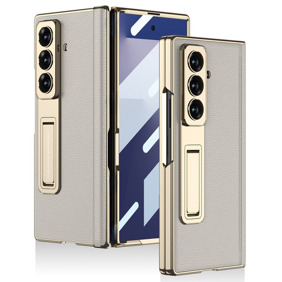 Чехол GKK со стеклом и подставкой для Samsung Galaxy Z Fold7 5G