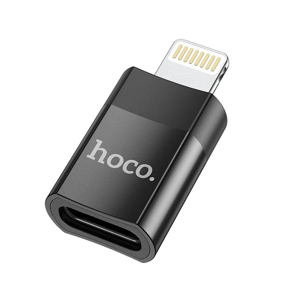 Адаптер HOCO - USB-C TYPE-C на Lightning, Black