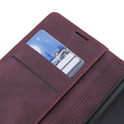Чохол для Xiaomi 13T / 13T Pro, ERBORD Vintage, гаманець з клапаном, червоний
