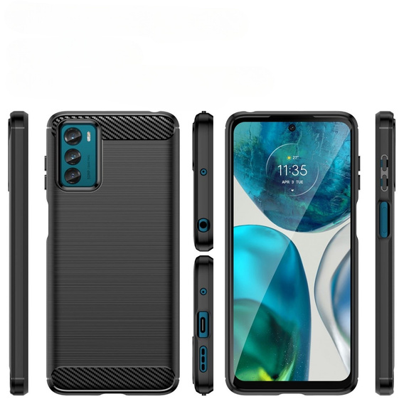 Чoхол до Motorola Moto G42 4G, Carbon, чорний